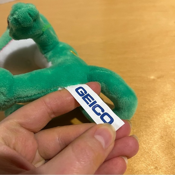 Geico GECKO 5" Plush Insurance Advertising Lizard Mascot Stuffed Animal Toy - Picture 4 of 6